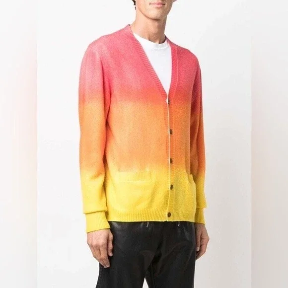 Moschino Couture Ombe effect Cardigan size 50- US L NWT - Picture 4 of 6